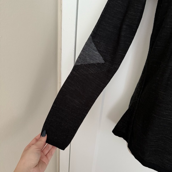 Smartwool - Intraknit™ 200 Thermal Merino Base Layer Crew - Black-White - Picture 4 of 12